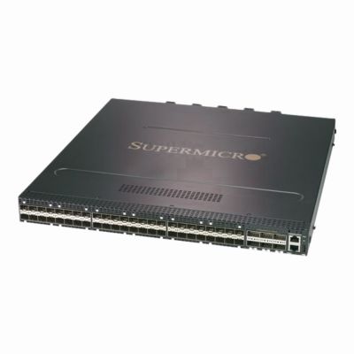 SSE-F3548S Supermicro Regular Airflow (front to back) 48x 25Gbps SFP28 with 6x 25Gbps QSFP28 Layer 3 Ethernet Switch