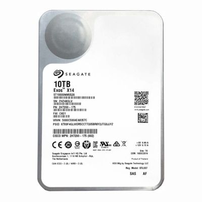 ST10000NM0528 Seagate Exos X14 10TB 7.2K RPM 12Gb/s SAS 512e 256MB Cache 3.5-Inch Hard Disk Drive