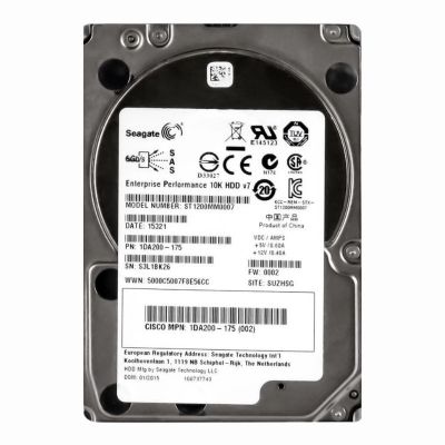 ST1200MM007 Seagate Enterprise Performance 10K HDD v7 1.2TB 10K RPM 6Gb/s SAS 512n 64MB Cache 2.5-Inch Hard Disk Drive