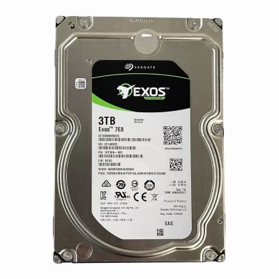 ST3000NM0035 Seagate Exos 7E8 3TB 7.2K RPM 12Gb/s SAS 512n 128MB Cache 3.5-Inch Hard Disk Drive