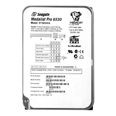 ST36530A Seagate Medalist Pro 9140 6.51GB 7.2K RPM IDE Ultra ATA/33 ATA-4 512KB Buffer 3.5-Inch Hard Drive