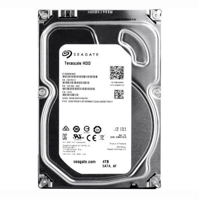ST4000NC000 Seagate Terascale HDD 4TB 5900RPM SATA 6Gbps 64MB Cache (512e) 3.5-inch Internal Hard Drive