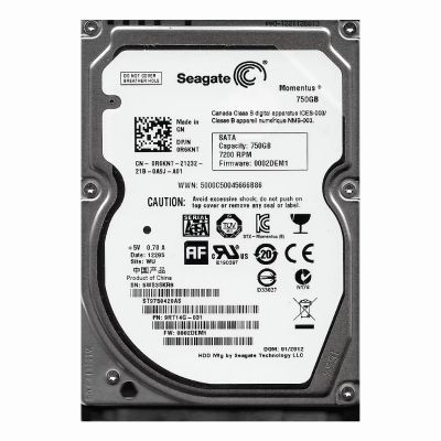 ST9750420AS Seagate Momentus 750GB 7.2K RPM 3Gb/s SATA 512n 16MB Cache 2.5-Inch Hard Disk Drive