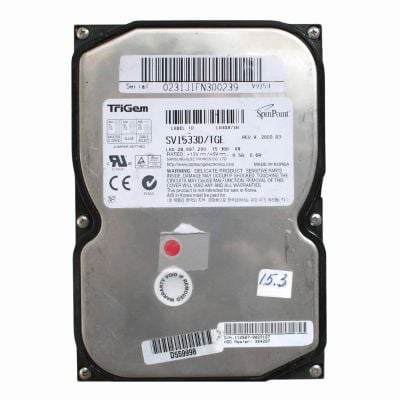 SV1533D/TGE Samsung Spinpoint V10200 15.3GB 5.4K RPM IDE Ultra ATA/66 (ATA-5) 512KB Cache 3.5-Inch Hard Drive