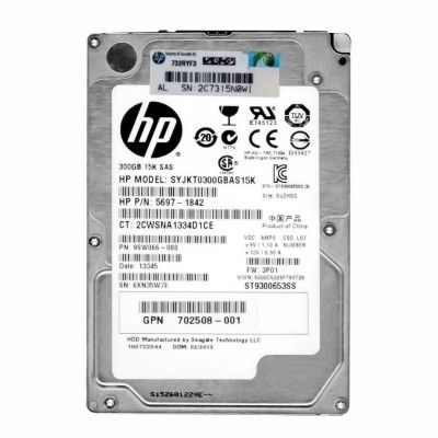 SYJKT0300GBAS15K HP 300GB 15K RPM SAS 6Gb/s 2.5-inch Hot-Pluggable HDD