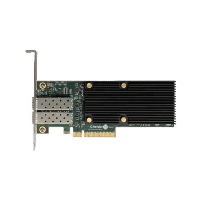 Chelsio T520-CR High Performance Dual Port 10 GbE Unified Wire Adapter PCI Express x8 Optical Fiber