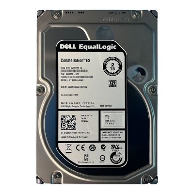 T926W Dell 2TB 7.2K RPM SATA 3Gb/s 64MB Cache 3.5" Hot-Pluggable HDD