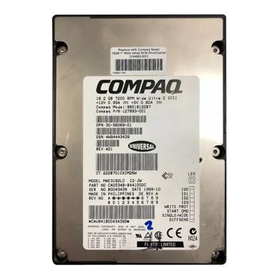 30-56069-01 Compaq 18GB Ultra-320 SCSI 7200 3.5" 4MB Hard Drive