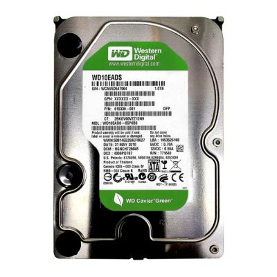 615339-001 HP 1TB 3Gb/s SATA 5400RPM 3.5" 32MB Hard Drive