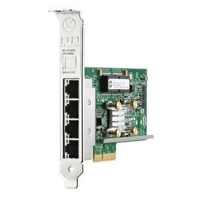 665238-001 HP 4 x Ports 1Gb/s 10/100/1000Base-T PCI-Express x4 366FLR FIO Gigabit Ethernet Network Adapter