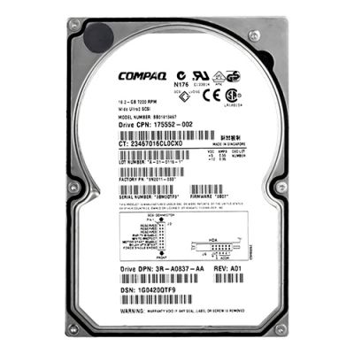 BB01813467 Compaq 18.2GB 7.2K RPM Wide Ultra2 SCSI Hot Pluggable 3.5-inch Hard Drive