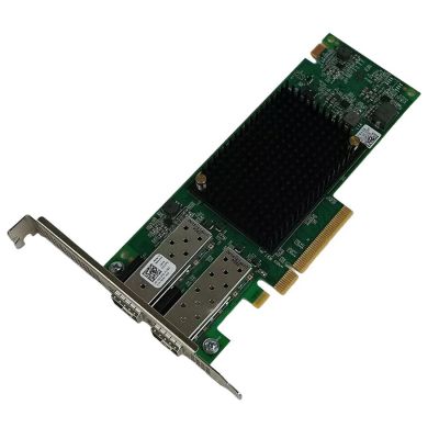 DHXHD Dell 2 x Ports 64Gbp/s Fibre Channel Short Wave Optical LC SFP+ Host Bus Adapter Full-Height
