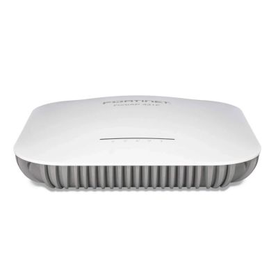 FAP-431F-A Fortinet FortiAP FAP-433F Tri-Band 802.11 a/b/g/n/ac/ax Wave 2 5GHz 2.4 Gbps 1 x RJ-45 2.5GBase-T 1 x RJ-45 1GE Wall mount 5 x Omni directional Internal Antennas Wireless Access Point