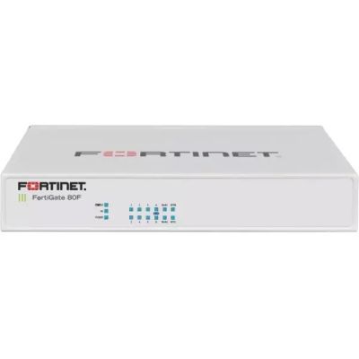 FG-80F-BDL-950-36 Fortinet FortiGate 80F Series FG-80F 8 x Ports 1000Base-T + 2 x Ports RJ-45/SFP Shared Media WAN Wall-Mountable Network Security Firewall Appliance