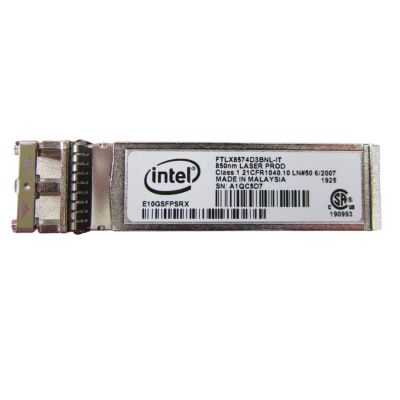 J55481-001 Intel 10GBASE-SR SFP+ 850nm Extended Temp Optical Transceiver