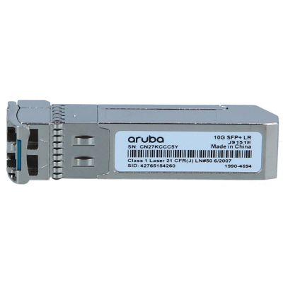 HPE J9151-61301 Aruba 10G Sfp+ Lc Lr 10Km Smf Xcvr