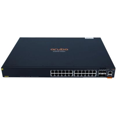 JL666A#ABA HPE Aruba 6300F 24-Port 1GbE Class 4 PoE Switch with 4-Port SFP56