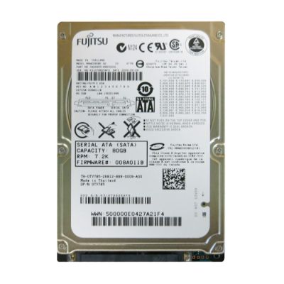 MHW2080BK Fujitsu 80GB 3Gb/s SATA 7200 2.5" 8MB Hard Drive