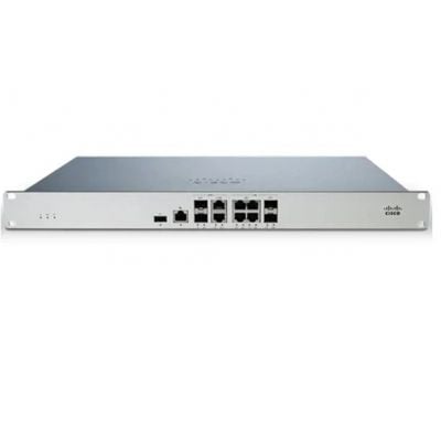 MX105-HW Cisco Meraki MX105 4 x Ports 2.5GBase-T RJ-45 + 2 x Ports 10GbE SFP+ 1U Rack-mountable Network Security/Firewall Appliance