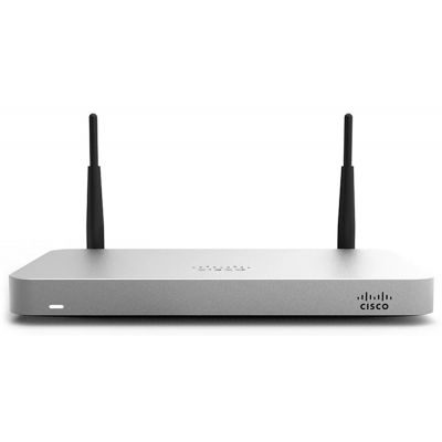 MX64W-HW Cisco Meraki MX64W 4 x GbE RJ-45 Ports 802.11ac Wall-mountable Network Security Firewall Appliance