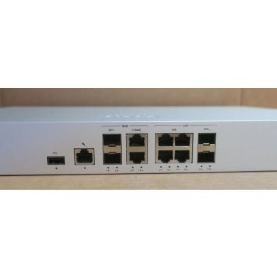MX95-HW Cisco Meraki MX95 1 x Ports 2.5GBase-T + 1 x Ports 2.5GBase-T PoE+ + 2 x Ports SFP+ + 4 x Ports RJ-45 + 2 x Ports SFP+ (WAN) 1U RM Security Appliance