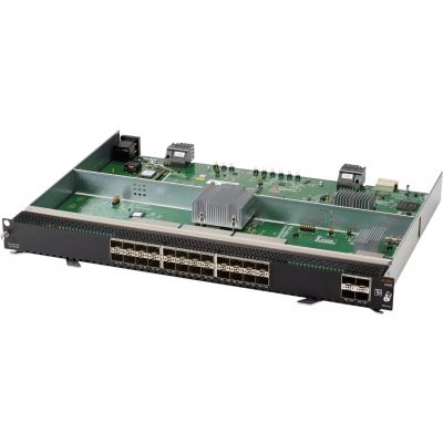 R0X43-61001 HP Aruba 6400 24 x Ports 10GBase-X SFP+ + 4 x Ports SFP56 RJ-45 Connector Expansion Module
