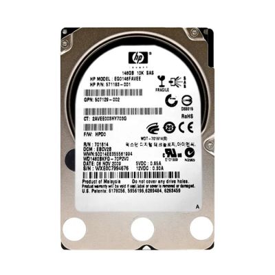 WD1460BKFG-70P2V0 WD 147GB 6Gb/s SAS 10000 2.5" 16MB Hard Drive