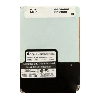 WDS280 Western Digital 80MB SCSI 3600 2.5" Hard Drive