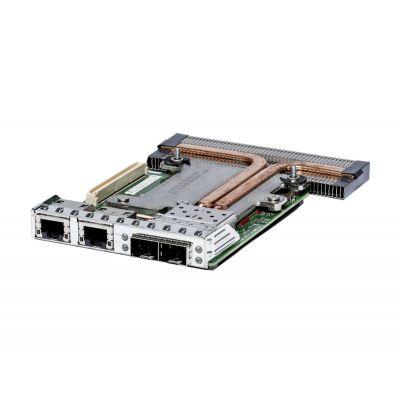 0C63DV Dell Intel X520 2-Ports SFP+ 10Gb/s + I350 2-Ports 1GbE Mezzanine Network Daughter Card for PowerEdge R620 / R630
