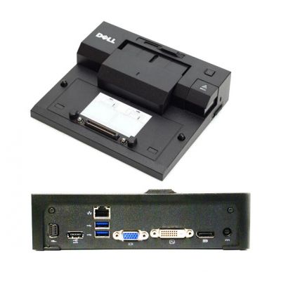 0PDXXF Dell E-Port USB 3.0 Advanced Port Replicator with AC Adapter for Latitude E-Family Laptops
