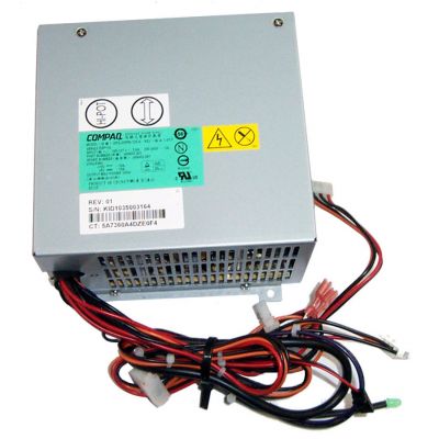 234075-001 HP 200-Watt ATX Power Supply AC Input with Power Form Correction (PFC) for StorageWorks 3U Rackmount Storage Enclosure