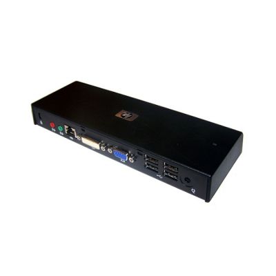 500476-001 HP USB 2.0 Docking Station Audio VGA DVI Network Adapter