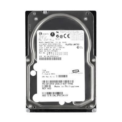 CA06550-B10300DL Fujitsu 73GB Ultra-320 SCSI 10K 3.5" Hard Drive 8MB Cache