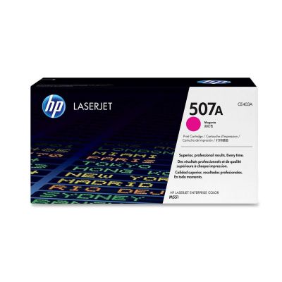 CE403A - HP 507A Magenta Toner Cartridge for LaserJet Enterprise M551 Series Color Laser Printers