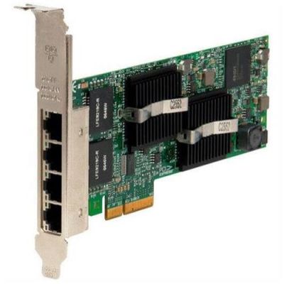 D45774-008 Intel PRO/1000 PT Quad-Ports RJ-45 1Gb/s 10Base-T/100Base-TX/1000Base-T Gigabit Ethernet PCI Express x4 Server Network Adapter
