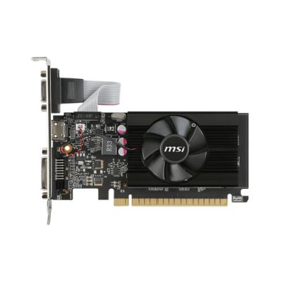 G7102D3P - MSI Nvidia GeForce GT 710 2GD3 LP 2GB DDR3 64-Bit PCI-Express 2.0 1x DL-DVI-D 1x D-SUB 1x HDMI Graphics Card