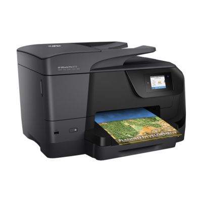 M9L66A#B1H - HP OfficeJet Pro 8710 1200 x 1200 dpi Black 22 ppm / Color 18 ppm USB, Ethernet, Wireless All-in-One Inkjet Printer