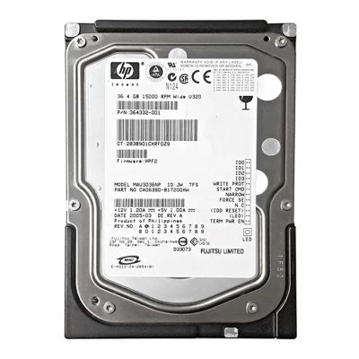 MAU3036NP Fujitsu 36GB 15K RPM Ultra-320 SCSI 8MB Cache 3.5-inch Hard Drive