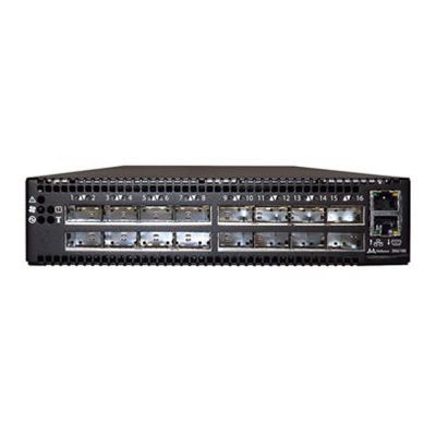 MSN2100-CB2F NVIDIA Mellanox Spectrum-based 100GbE 1U Open Ethernet Switch with Mellanox Onyx, 16 QSFP28 Ports, 2 Power Supplies (AC), Short Depth, Rangeley CPU, P2C Airflow, Rail Kit must be Purchased Separately