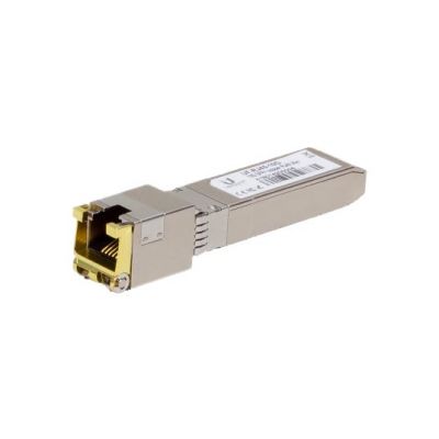UACC-CM-RJ45-10G Ubiquiti 10Gb/s 10GBase-T 30m Cat6a 1 x Port RJ-45 RJ-45 Connector SFP+ Transceiver Module