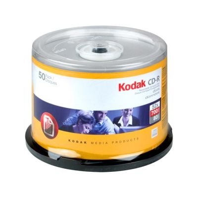 20250 Kodak 52x CD-R Media - 700MB - 120mm Standard - 50 Pack Spindle