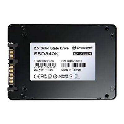 TS64GSSD340K Transcend 64GB MLC SATA III 6Gb/s 2.5-Inch SSD