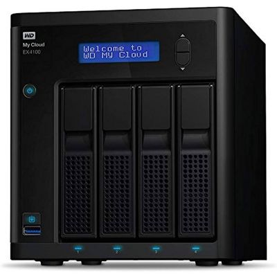 WDBWZE0400KBK-NESN WD My Cloud Expert Series 40TB EX4100 4-Bay NAS Server