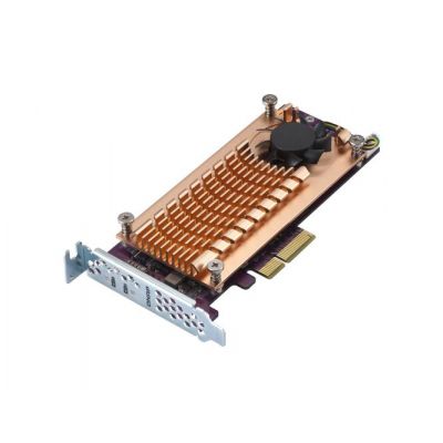 QM2-2P-244A QNAP Dual M.2 22110/2280 PCIe 2.0 x4 SSD Expansion Card