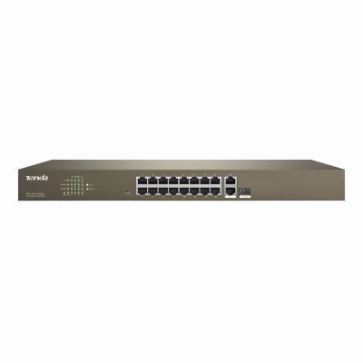 TEF1218P-16-250W Tenda 16FE+2GE/1SFP Smart Switch With 16-Port PoE