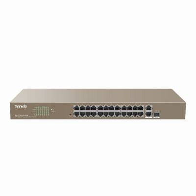 TEF1226P-24-410W Tenda 24FE+2GE/1SFP Smart Switch With 24-Port PoE