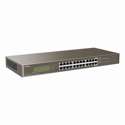 TEG1124P-24-250W Tenda 1000M&PoE 24-Port Gigabit Ethernet Switch with 24-Port PoE