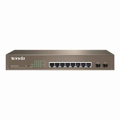 TEG3210P Tenda 8-Port Gigabit Managed PoE Switch with 2-Port SFP