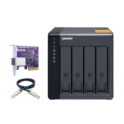 QNAP TL-D400S-US High-performance Desktop SATA 6Gbps JBOD Storage Enclosure