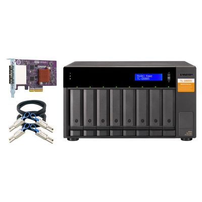 QNAP TL-D800S-US High-performance Desktop SATA 6Gbps JBOD Storage Enclosure